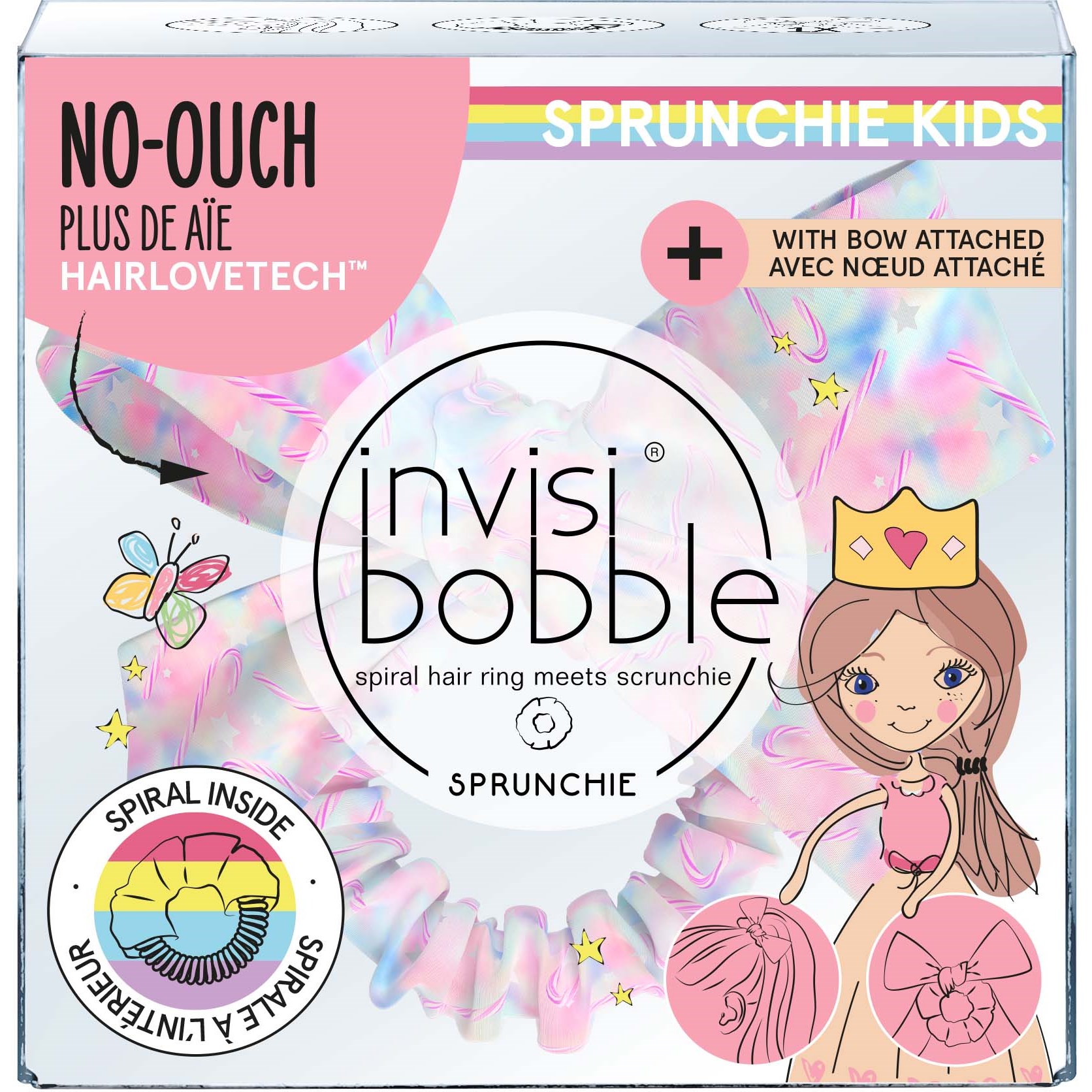 Invisibobble Kids Slim Sprunchie w. BOW Sweets for my Sweet