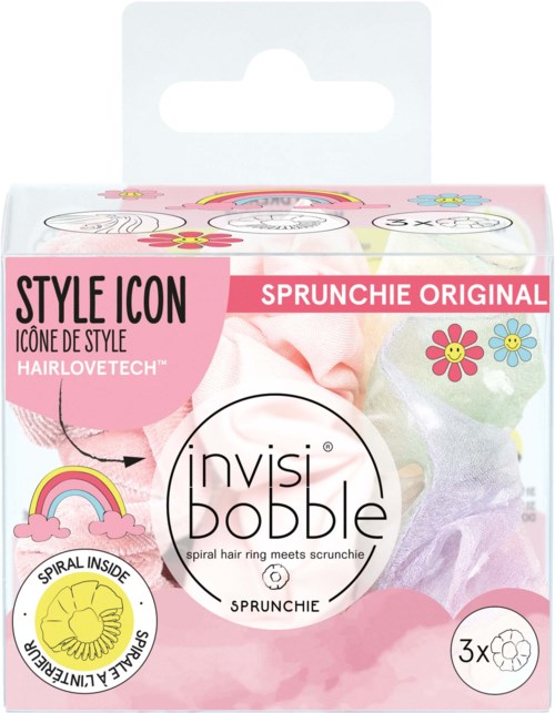 Invisibobble Sprunchie Trio Retro Dreamin' Macaron