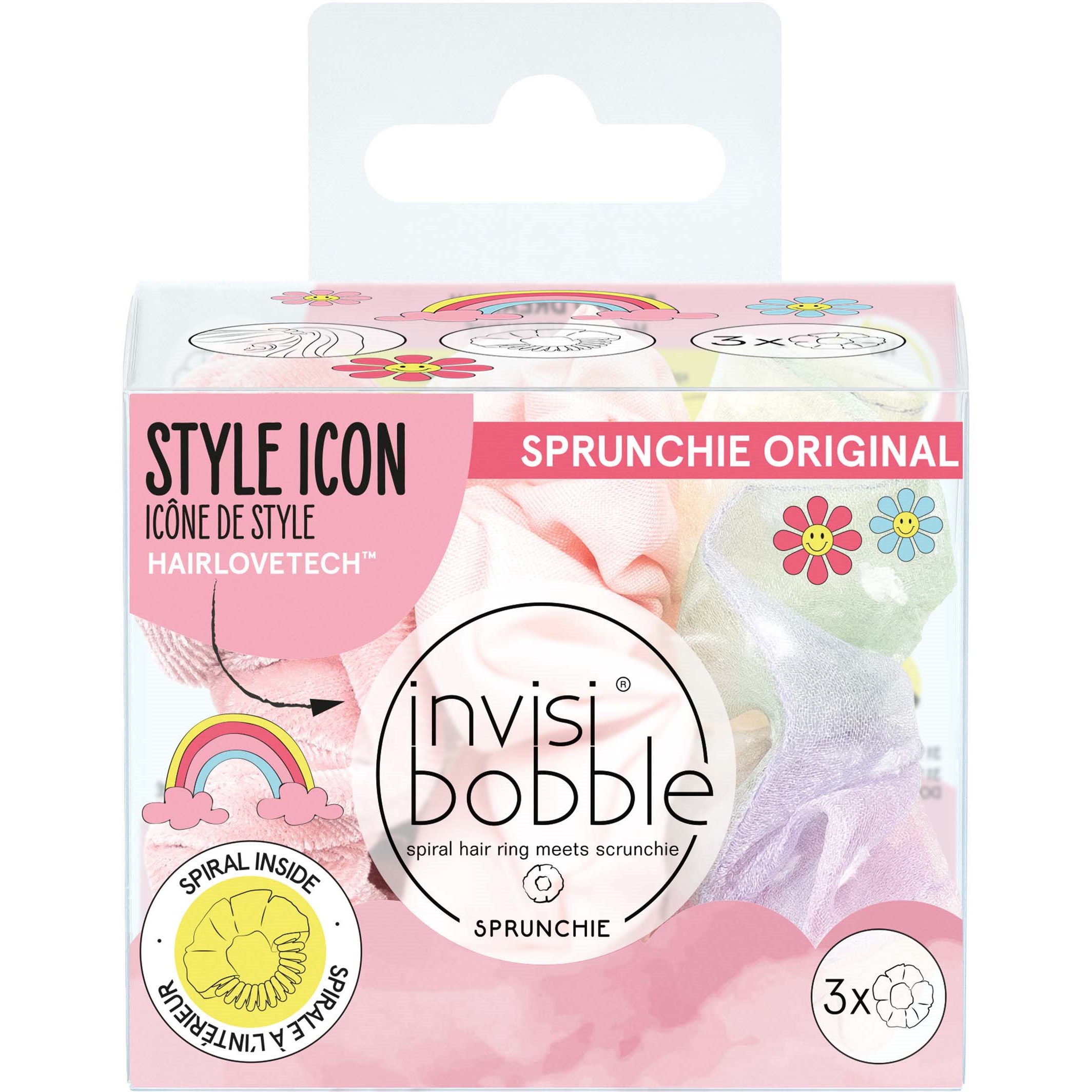 Invisibobble Sprunchie Trio Retro Dreamin’ Macaron