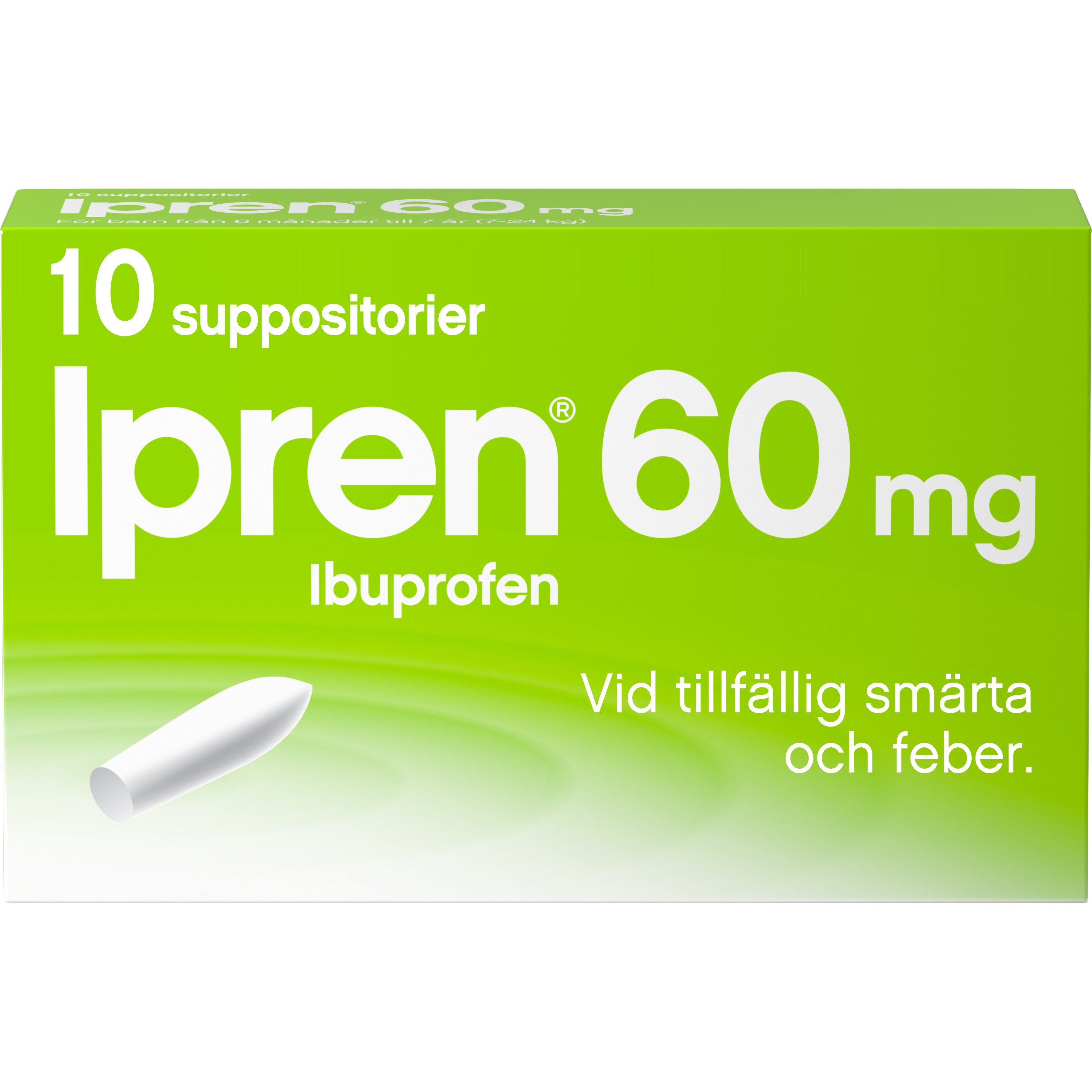 Ipren 60mg Suppositorium 10 st