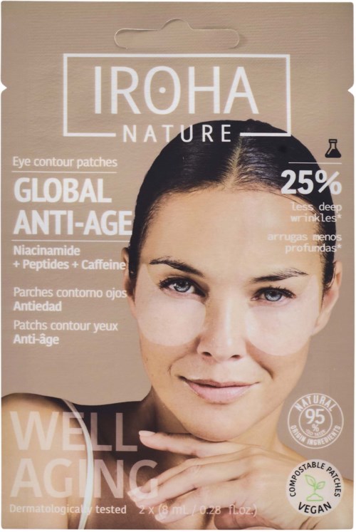 IROHA NATURE Anti-Age Niacinamide Eye Patches
