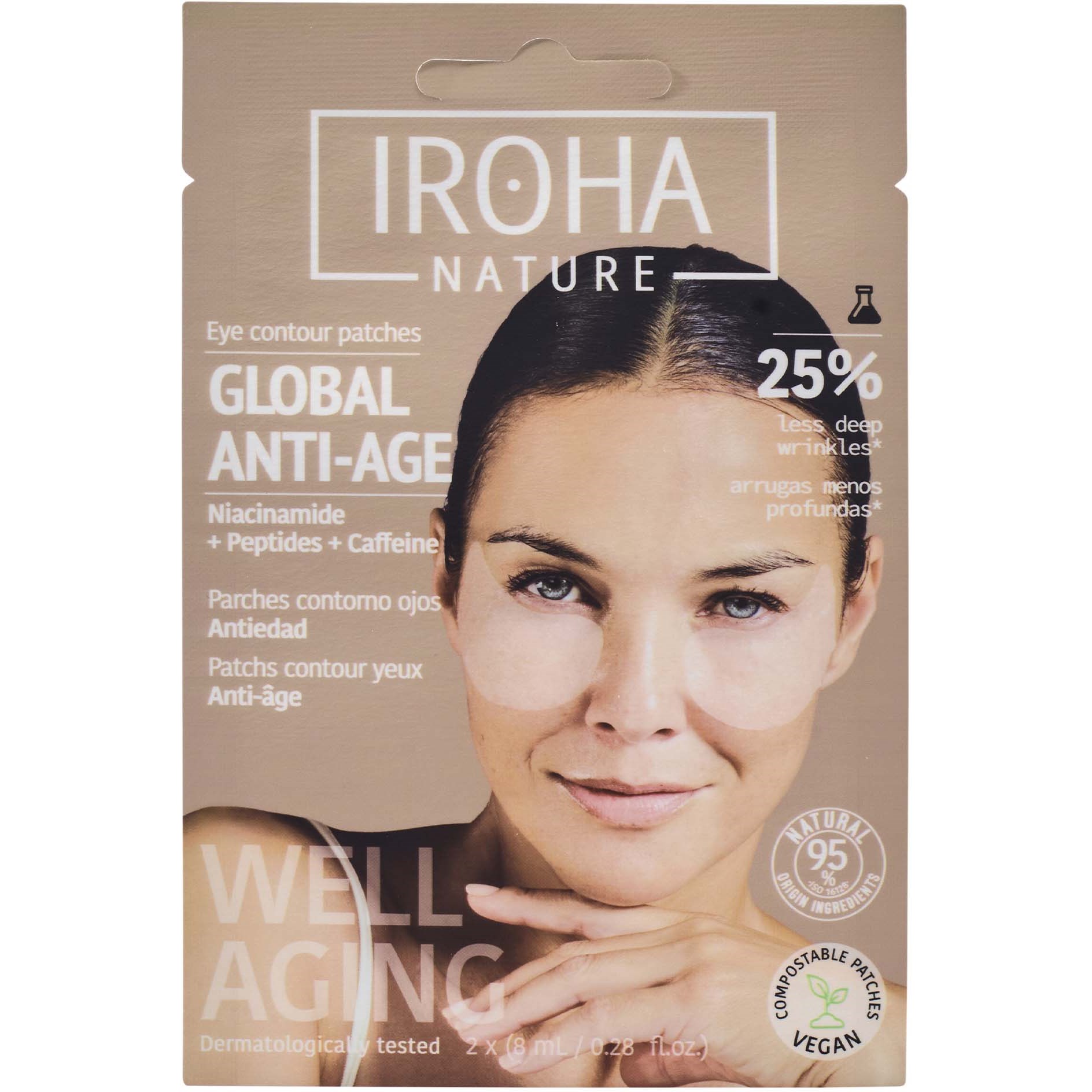 IROHA NATURE Anti-Age Niacinamide Eye Patches billede