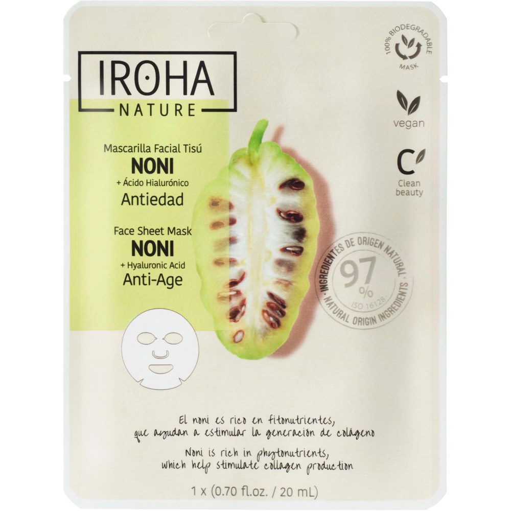 IROHA NATURE IROHA NATURE Anti-Age Noni Face Sheet Mask