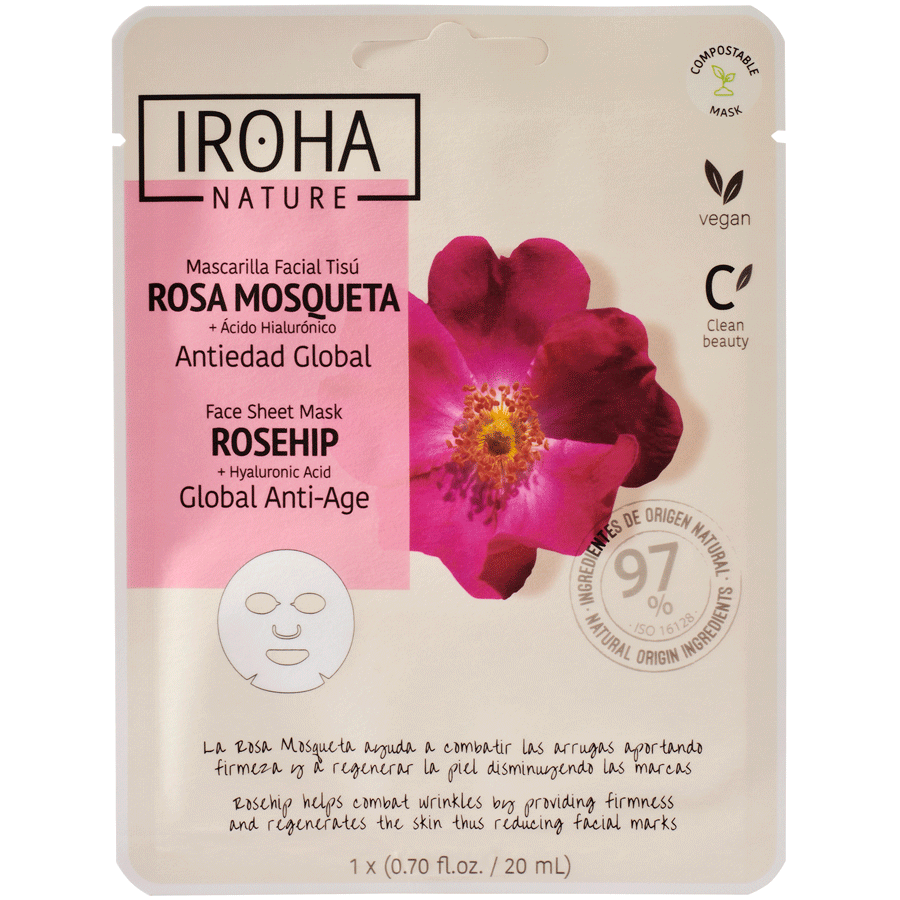 Anti-aldring Fuktighetsgivende Maske Iroha Nyper (1 enheter)