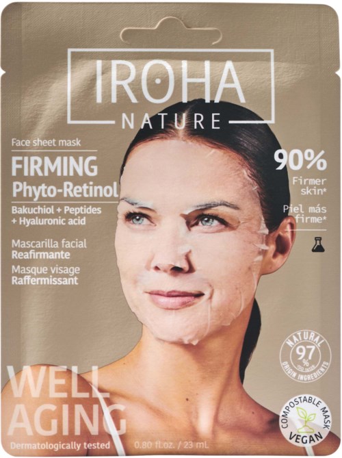 IROHA NATURE Firming Phyto-Retinol Face Sheet Mask