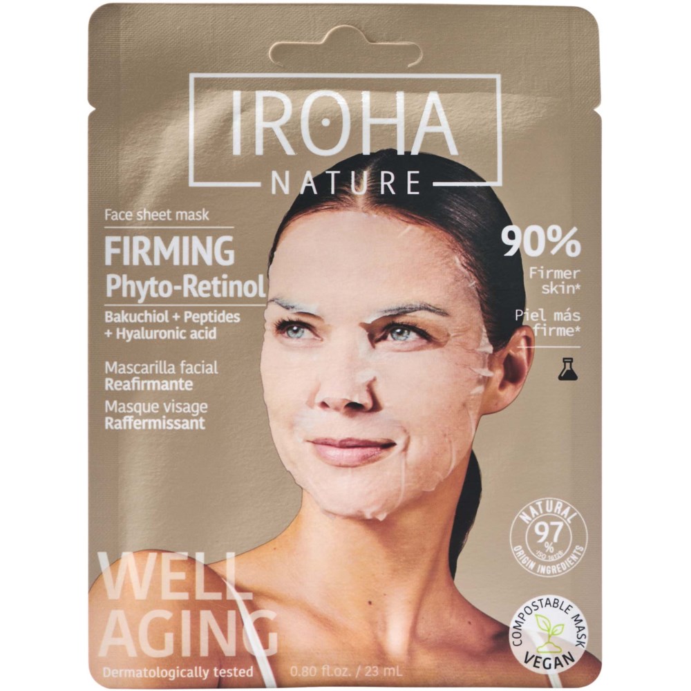 IROHA NATURE IROHA NATURE Firming Phyto-Retinol Face Sheet Mask
