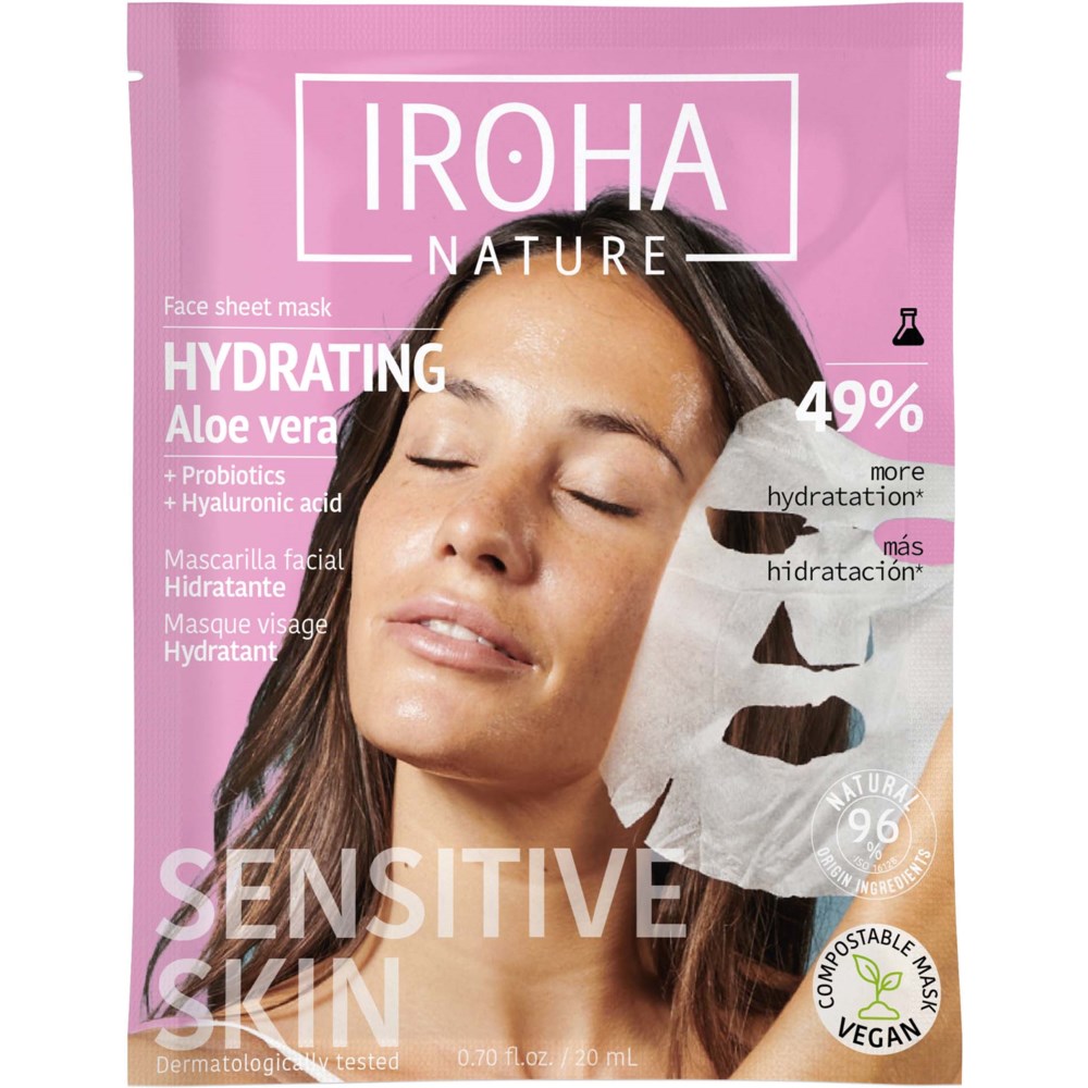 IROHA NATURE IROHA NATURE Hydrating Aloe Vera Face Sheet Mask