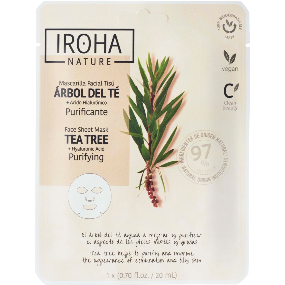 IROHA NATURE IROHA NATURE Purifying Tea Tree Face Sheet Mask