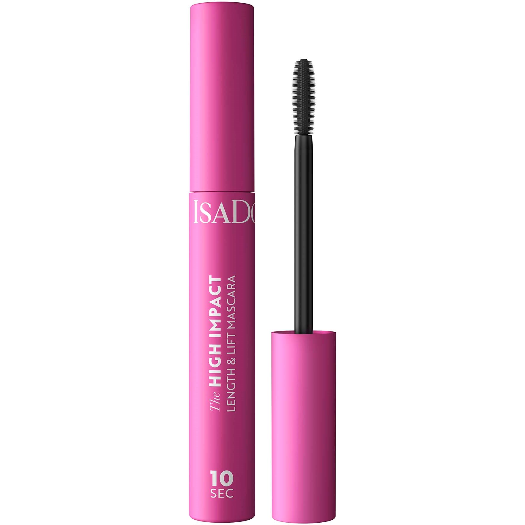 IsaDora 10 Sec High Impact Length & Lift Mascara 02 Intense Black billede