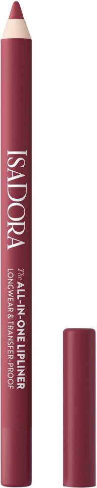 IsaDora All-in-One Lipliner 08 Rosewood 1,2 g