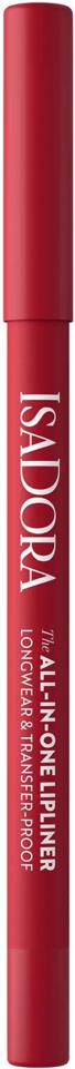 IsaDora All-in-One Lipliner 12 True Red 1,2 g