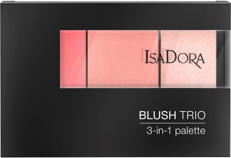 Isadora Blush Trio 3-in-1 Palette Coral Silk 12 g