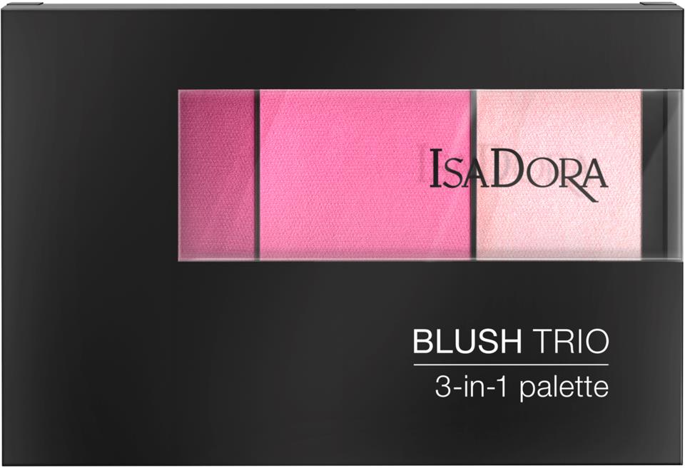Isadora Blush Trio 3-in-1 Palette Blushed Fuchsia 12 g