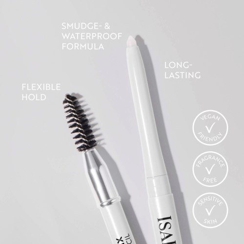 Воск-карандаш для бровей IsaDora Brow Fix Wax-In-Pencil бесцветный, стойкий, оттенок 00 Clear — фото 5