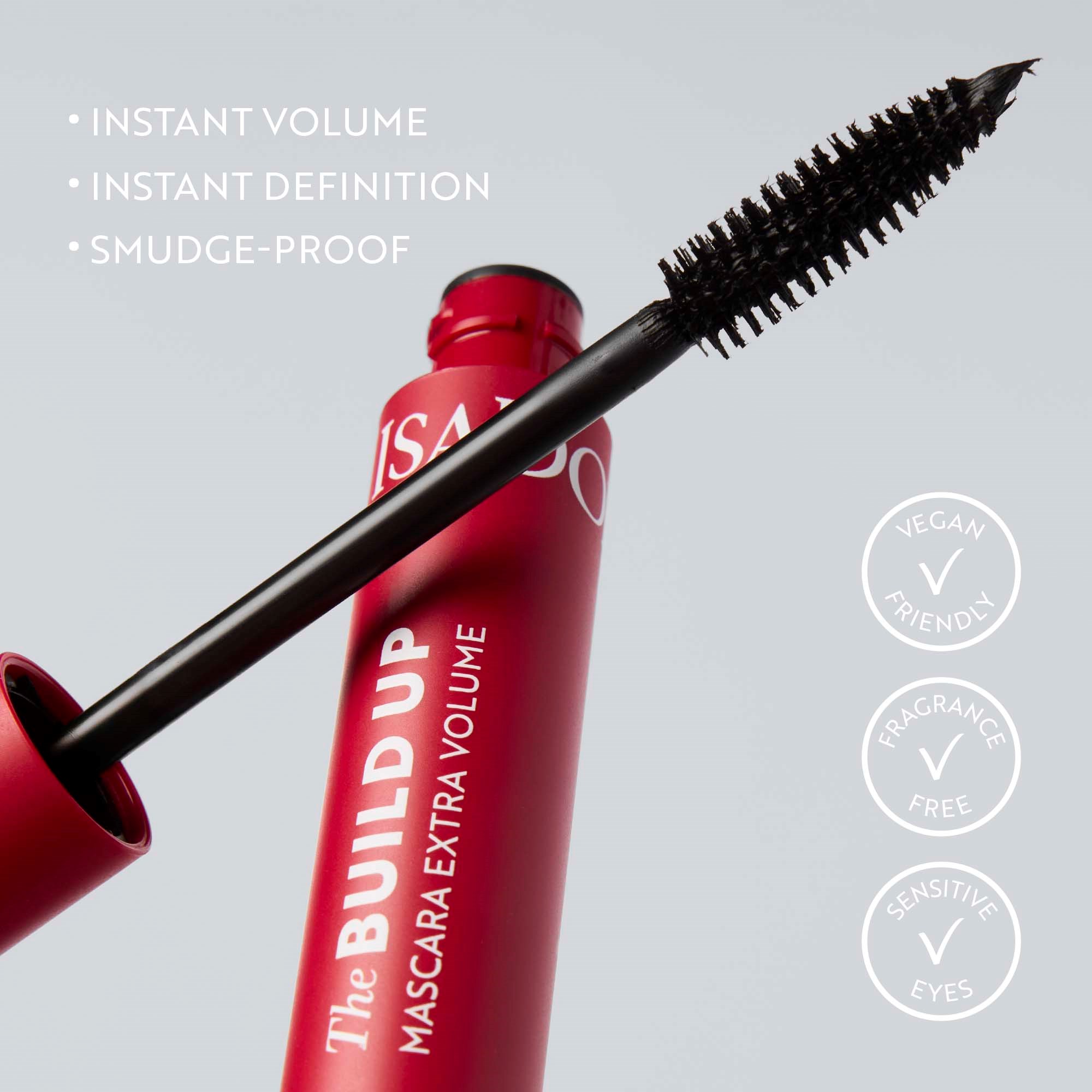 IsaDora Build Up Mascara Extra Volume 02 Dark Brown (obrázok 6)