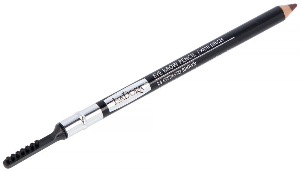 IsaDora Eye Brow Pencil With Brush 24 Espresso Brown