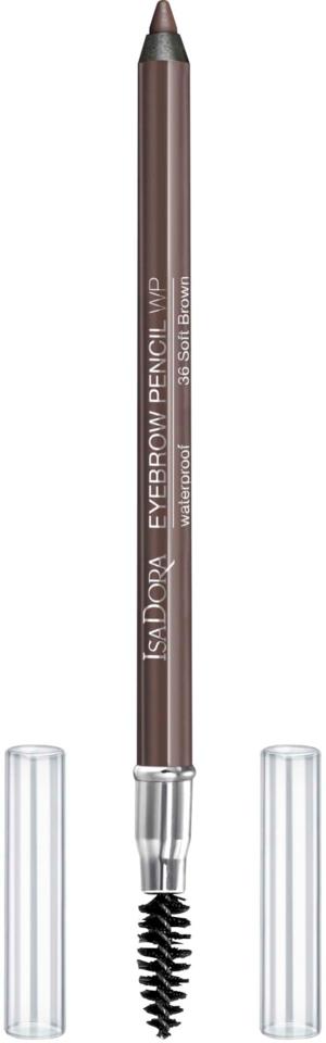 IsaDora Eyebrow Pencil WP Soft Brown 1,2g