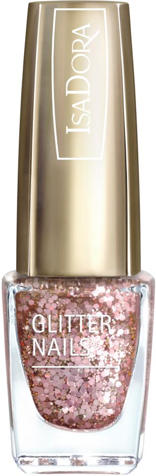 Isadora Glitter Nails Cosmo Rose