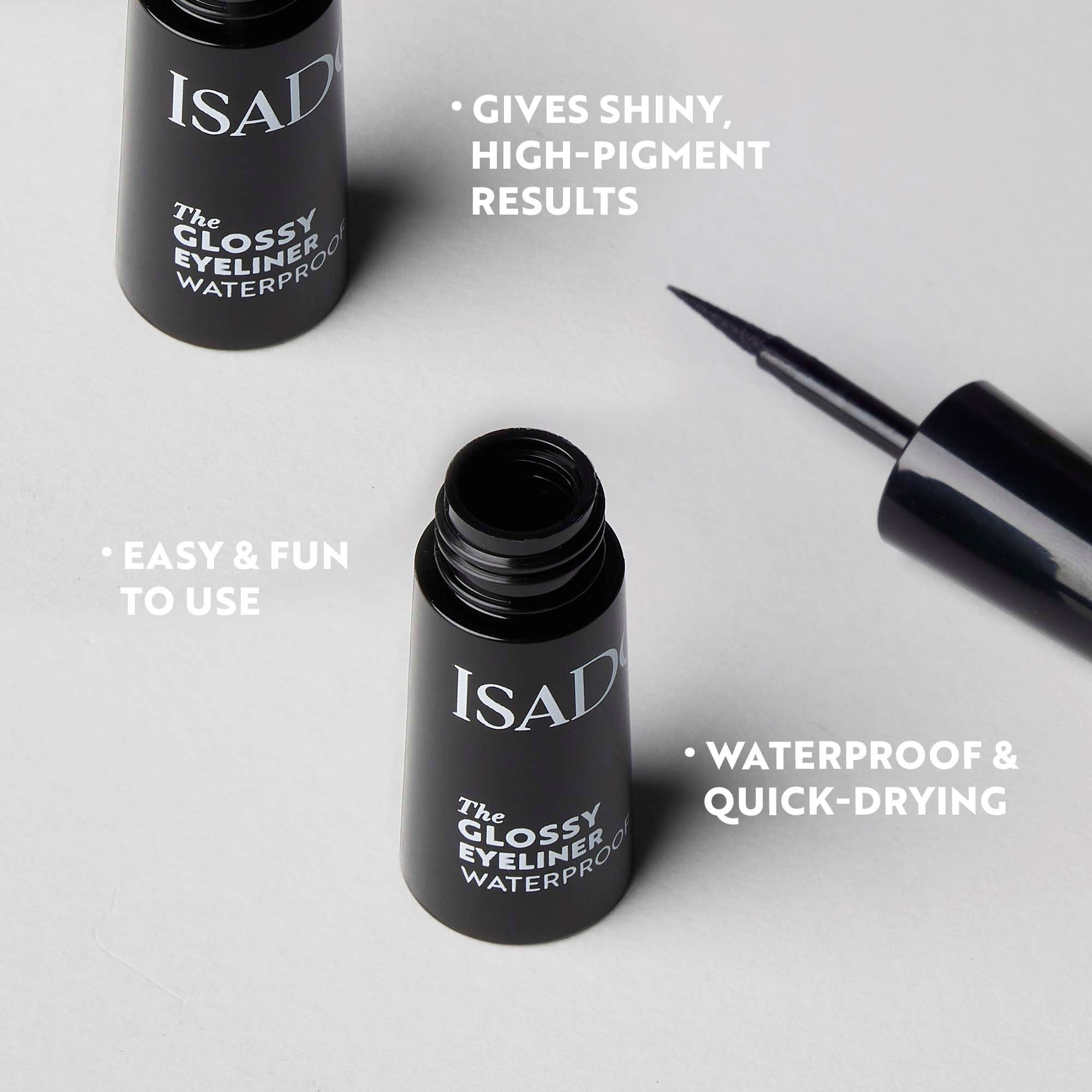 IsaDora Glossy Eyeliner 42 Dark Brown (obrázok 5)