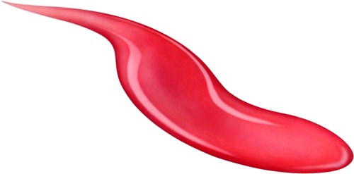 Punainen chili paprikka käyrässä muodossa valkoisella taustalla.