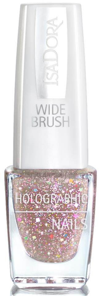 Isadora Holographic Nails 887 Sparkling Champagne