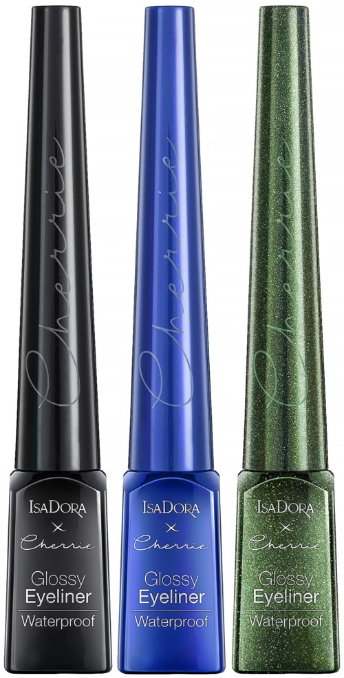 IsaDora IsaDora x Cherrie Glossy Eyeliner Trio Araweelo, Sagoblått