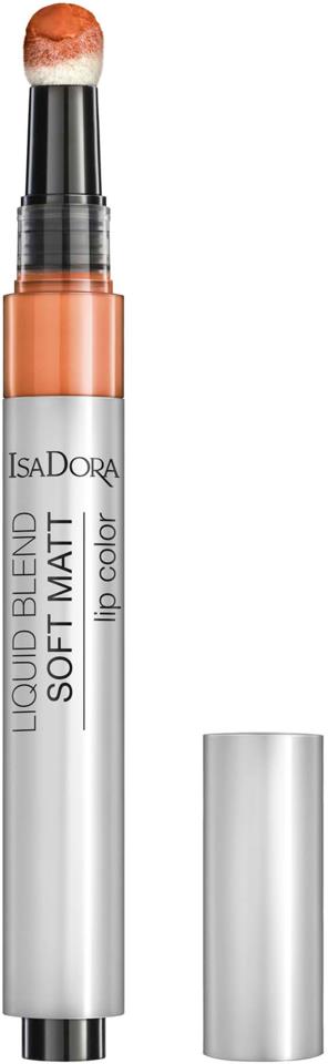 IsaDora Liquid Blend Soft Matt Lip Color Rust Brown