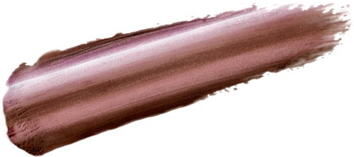 Ett brunt rosa makeup-penna på vit bakgrund. Det har en mjuk gradient och texturerad look.