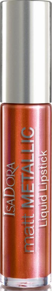 IsaDora Matt Metallic Liquid Lipstick Copper Chrome 82