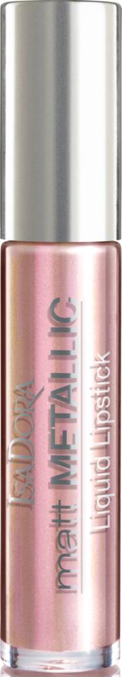 IsaDora Matt Metallic Liquid Lipstick Pink Lustre 86