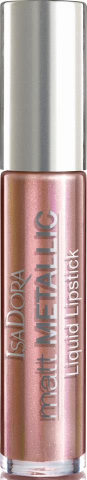 IsaDora Matt Metallic Liquid Lipstick Rose Gold 81