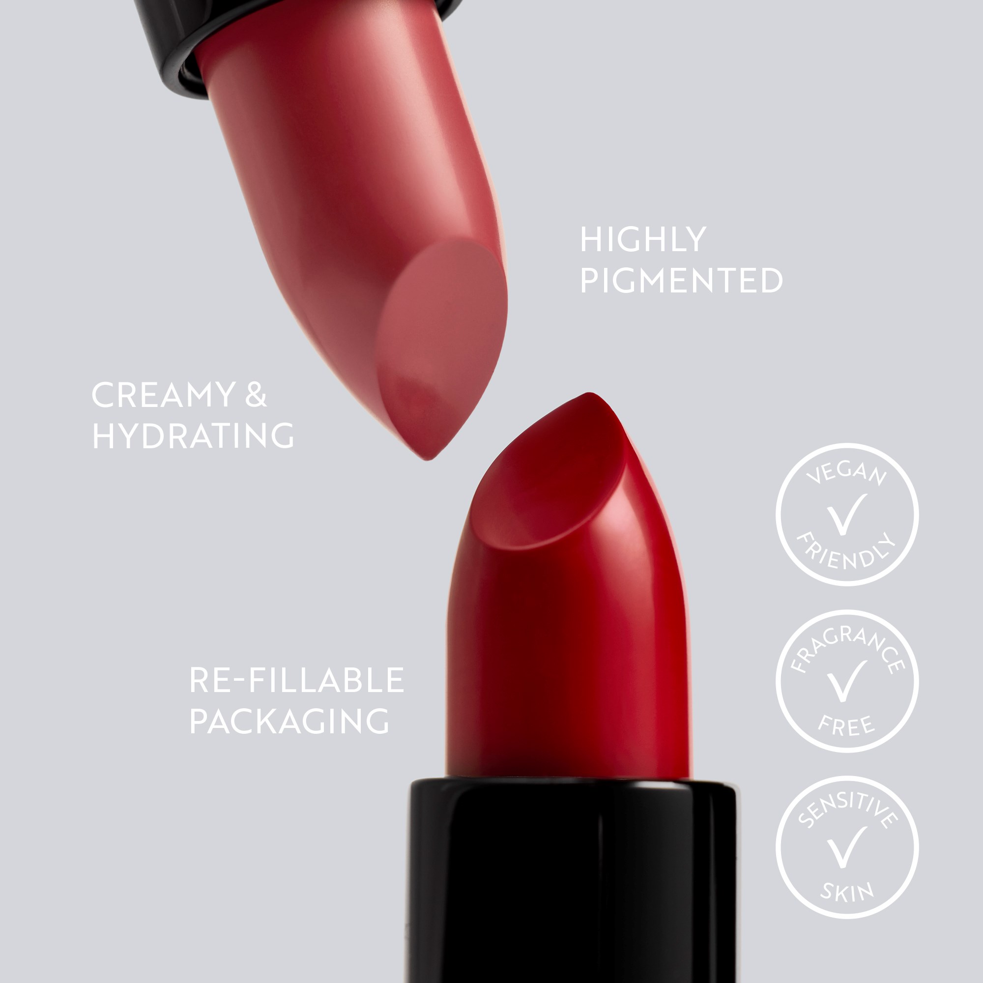 IsaDora Perfect Moisture Lipstick 212 Berry Red (obrázok 5)
