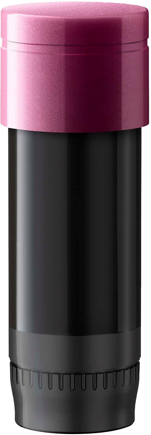 Een zwart cilindrisch voorwerp met een roze deksel, mogelijk een container of thermos.