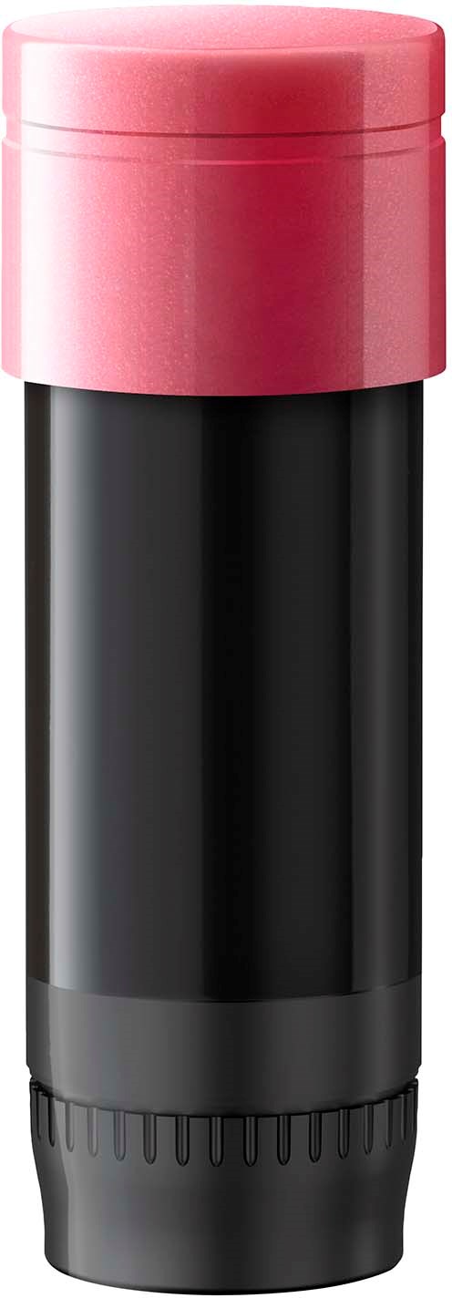 En svart tube med en rosa hette, ser ut som et kosmetikk- eller personlig pleie produkt.