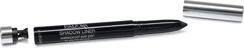 IsaDora Shadow Liner Eye Pen 30 Matte Black