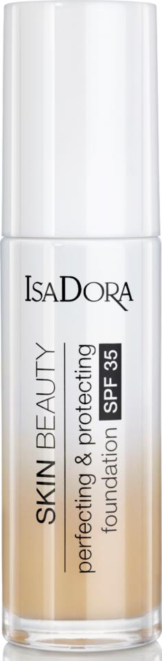 Isadora Skin Beauty Perfecting & Protecting Foundation Spf 35 Light Honey