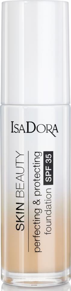 Isadora Skin Beauty Perfecting & Protecting Foundation Spf 35 Linen