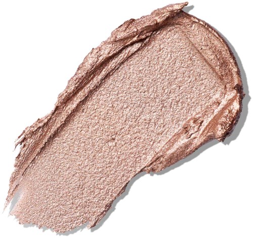 Skimrande roséguld ögonskugga med texturerad finish.
