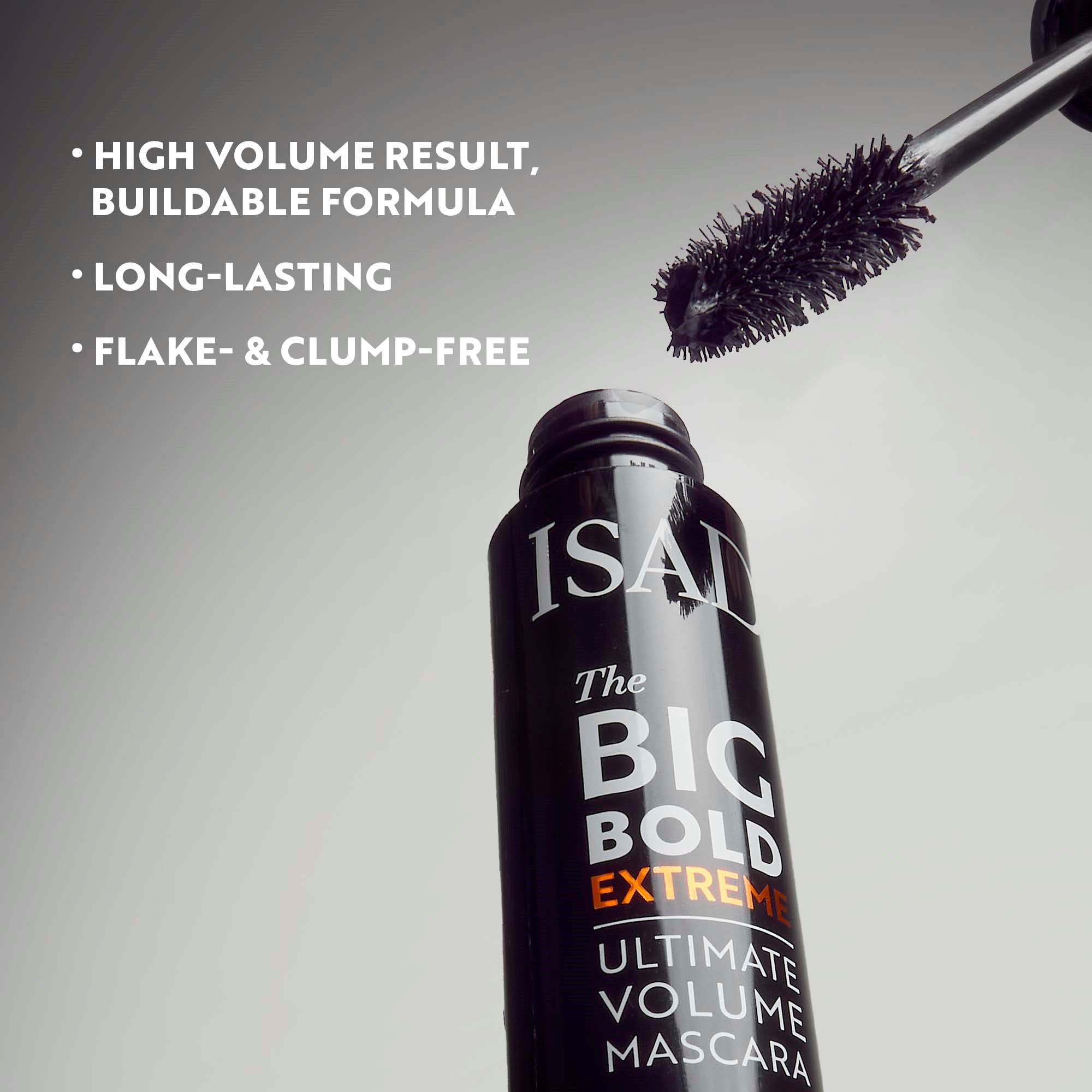 IsaDora The Big Bold Extreme Ultimate Volume Mascara 15 Extreme Black (obrázok 6)
