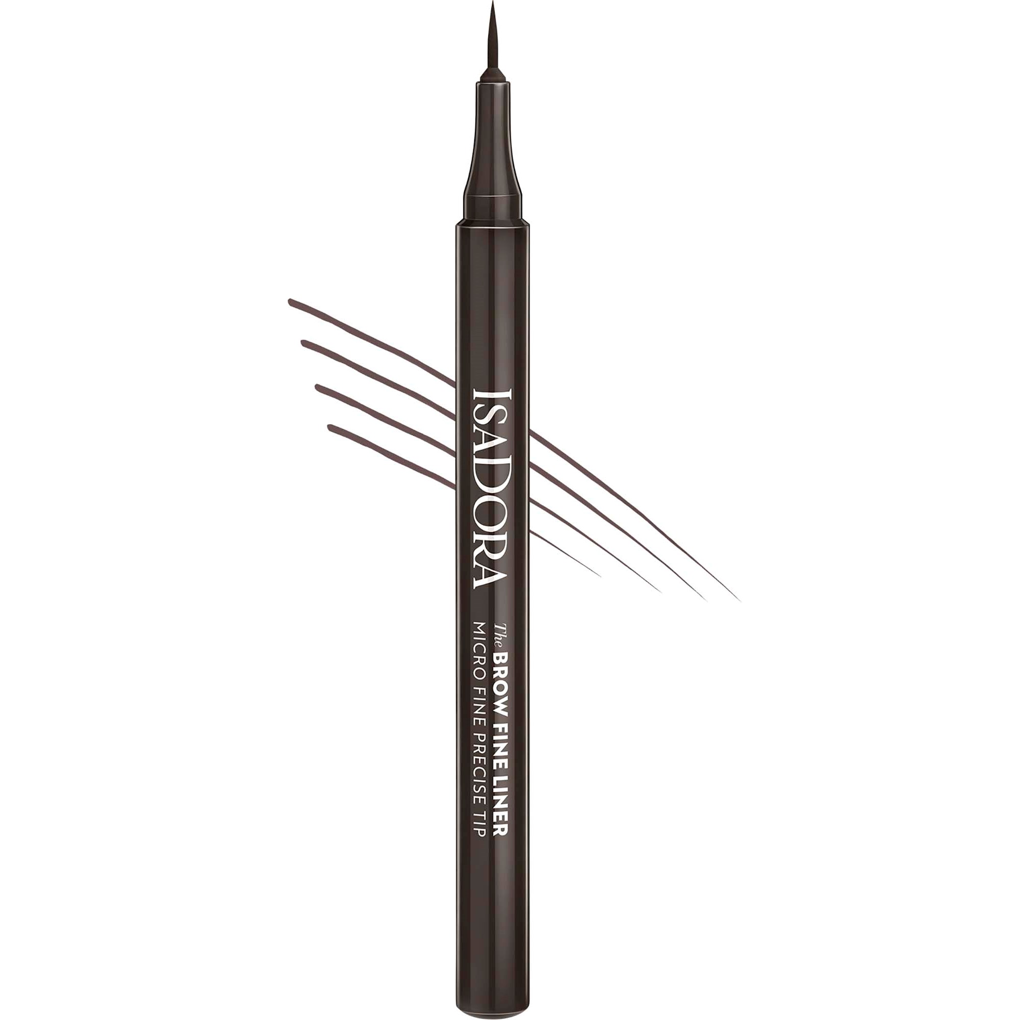 IsaDora The Brow Fine Liner, Micro fine Precise Tip 02 Dark Brown