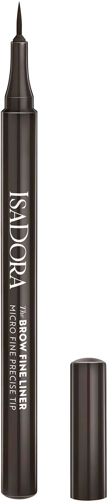 IsaDora The Brow Fine Liner, Micro fine Precise Tip 02 Dark Brown
