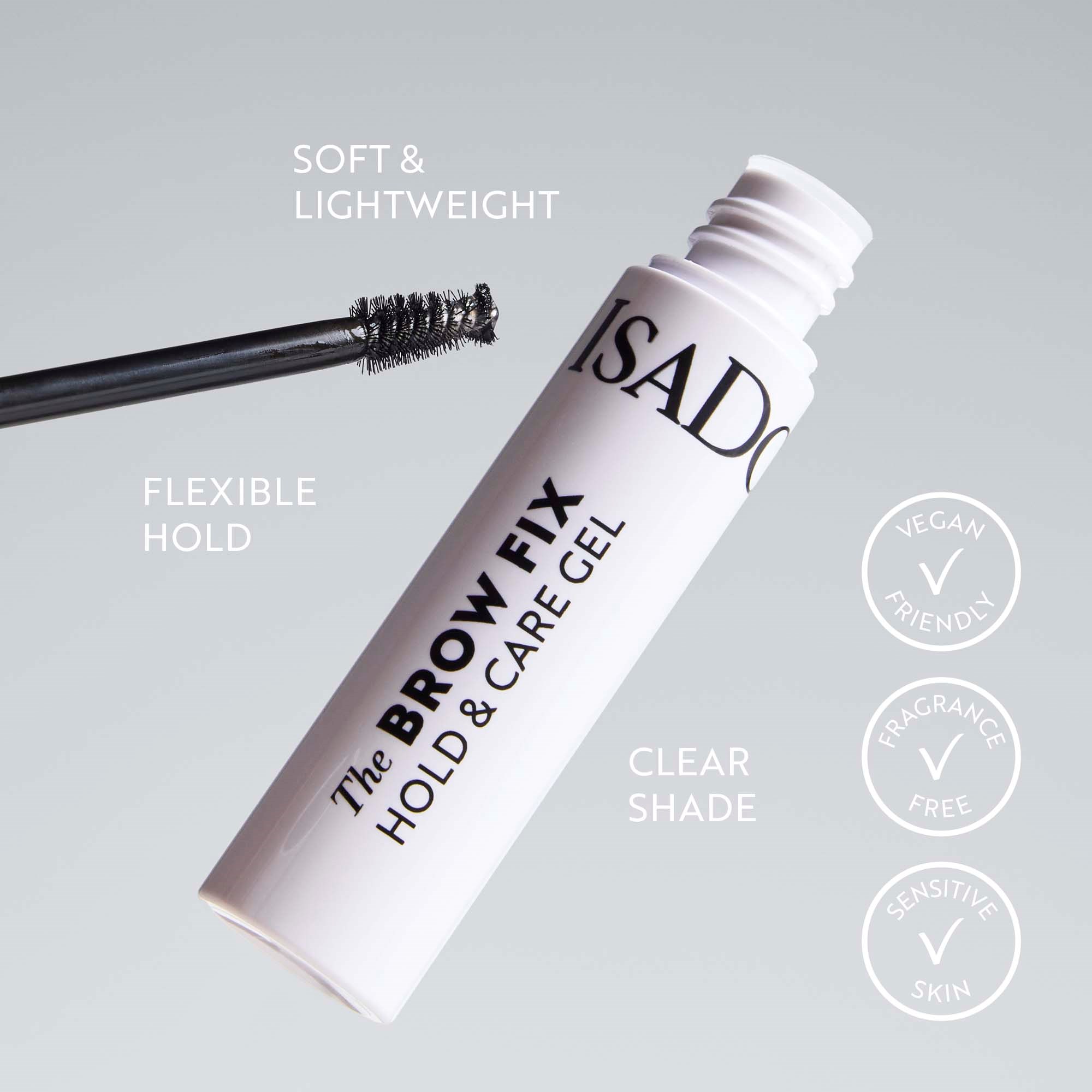 IsaDora The Brow Fix Hold & Care Gel 00 Clear (obrázok 6)