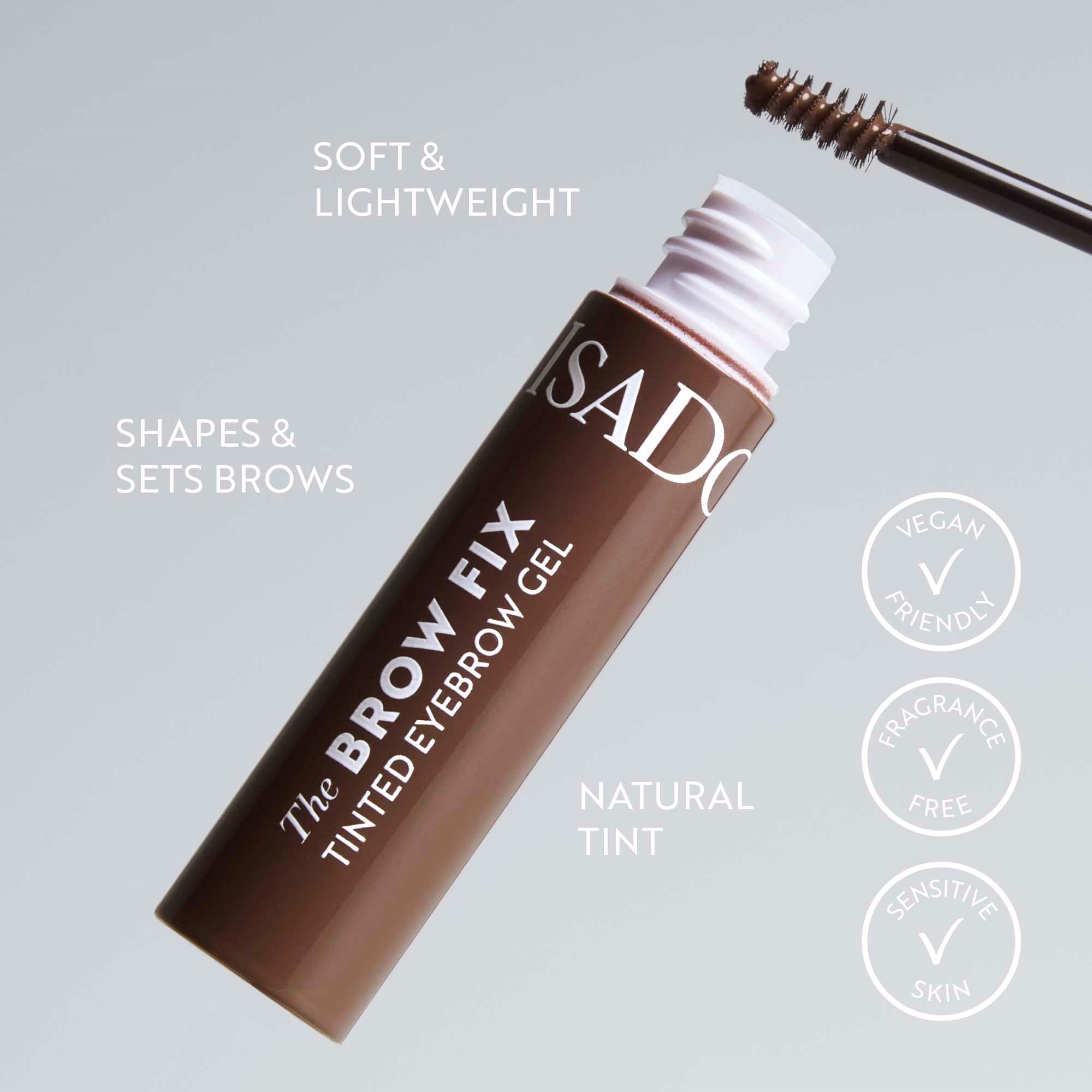 IsaDora The Brow Fix Tinted Eyebrow Gel 03 Medium Brown (obrázok 6)