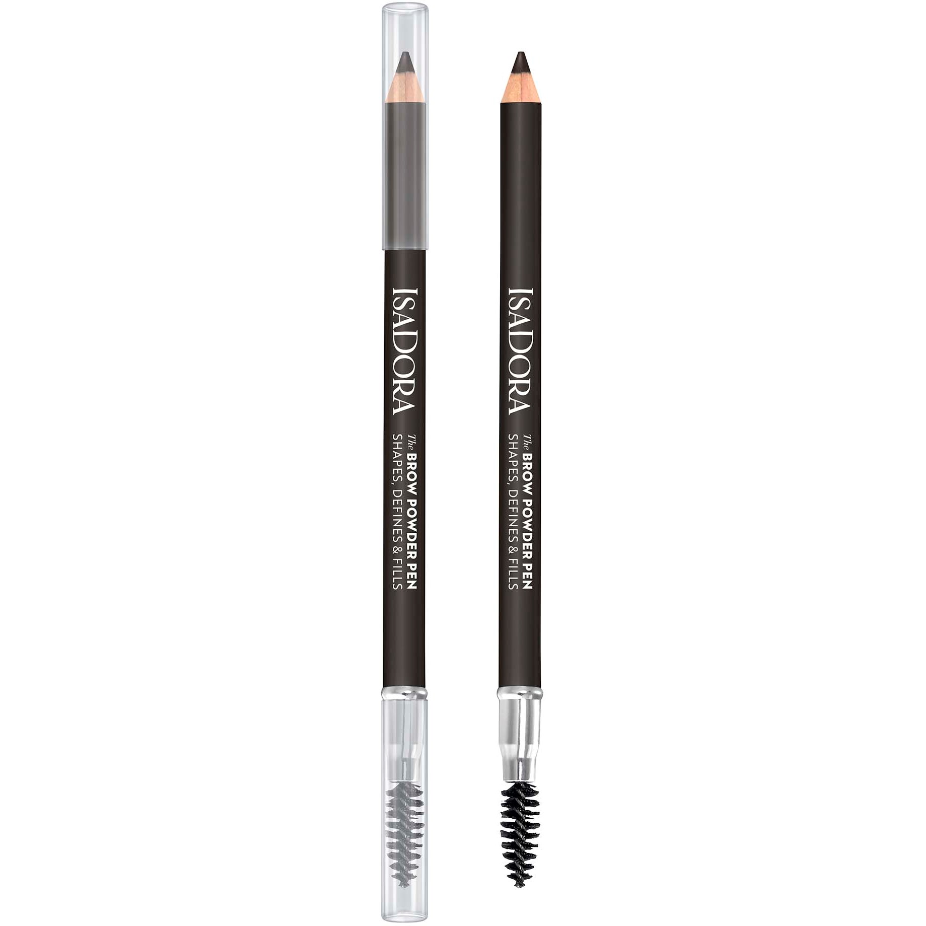 IsaDora The Brow Powder Pen, Shapes, Defines & Fills 01 Black billede