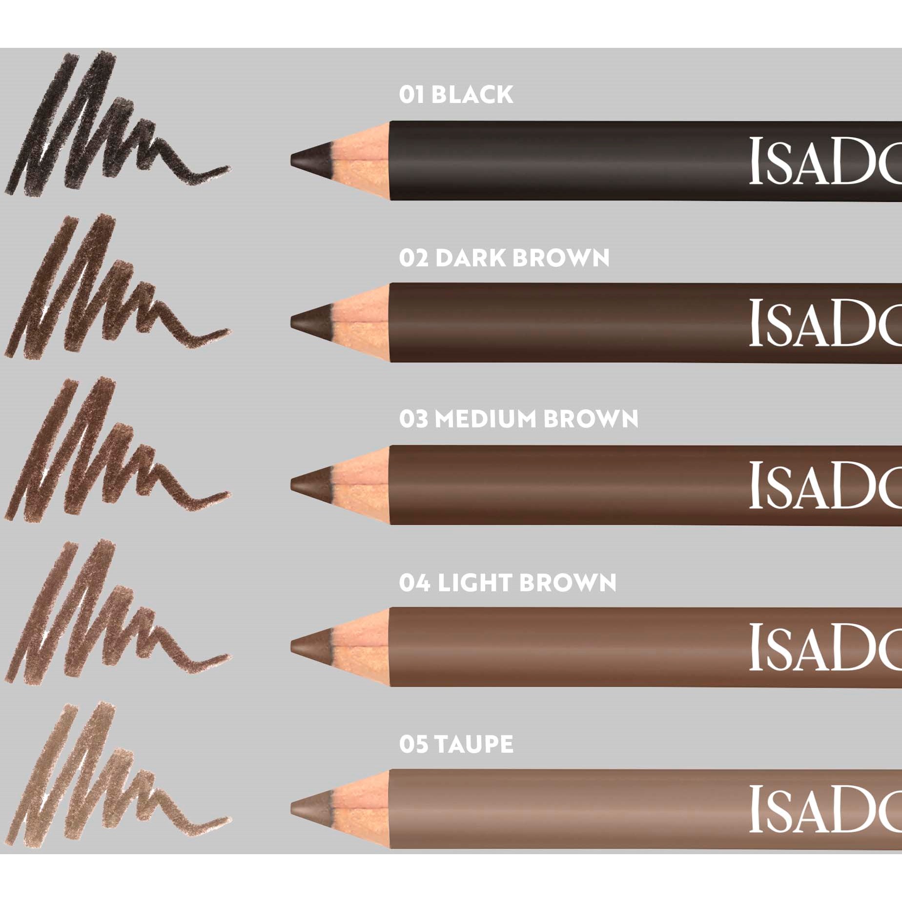 IsaDora The Brow Powder Pen, Shapes, Defines & Fills 01 Black (obrázok 6)
