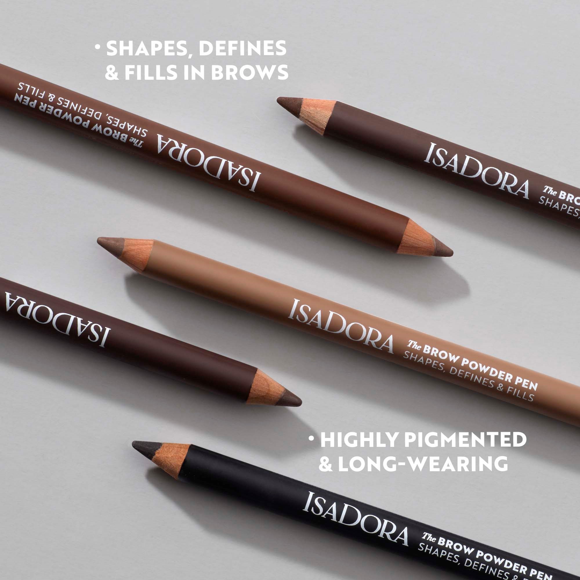IsaDora The Brow Powder Pen, Shapes, Defines & Fills 03 Medium Brown (obrázok 5)