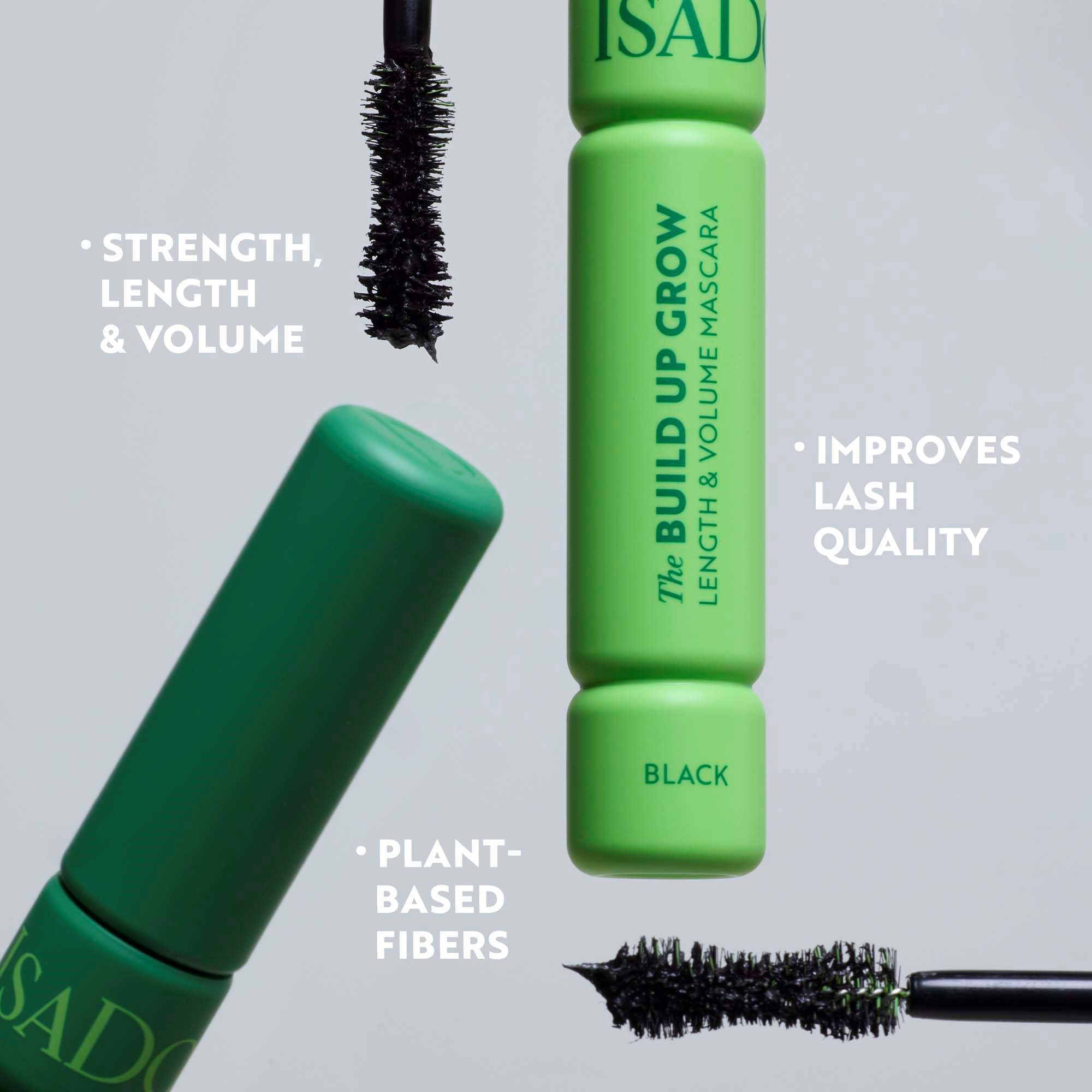 IsaDora The Build Up Grow Length & Volume Mascara 02 Intense Black (obrázok 5)