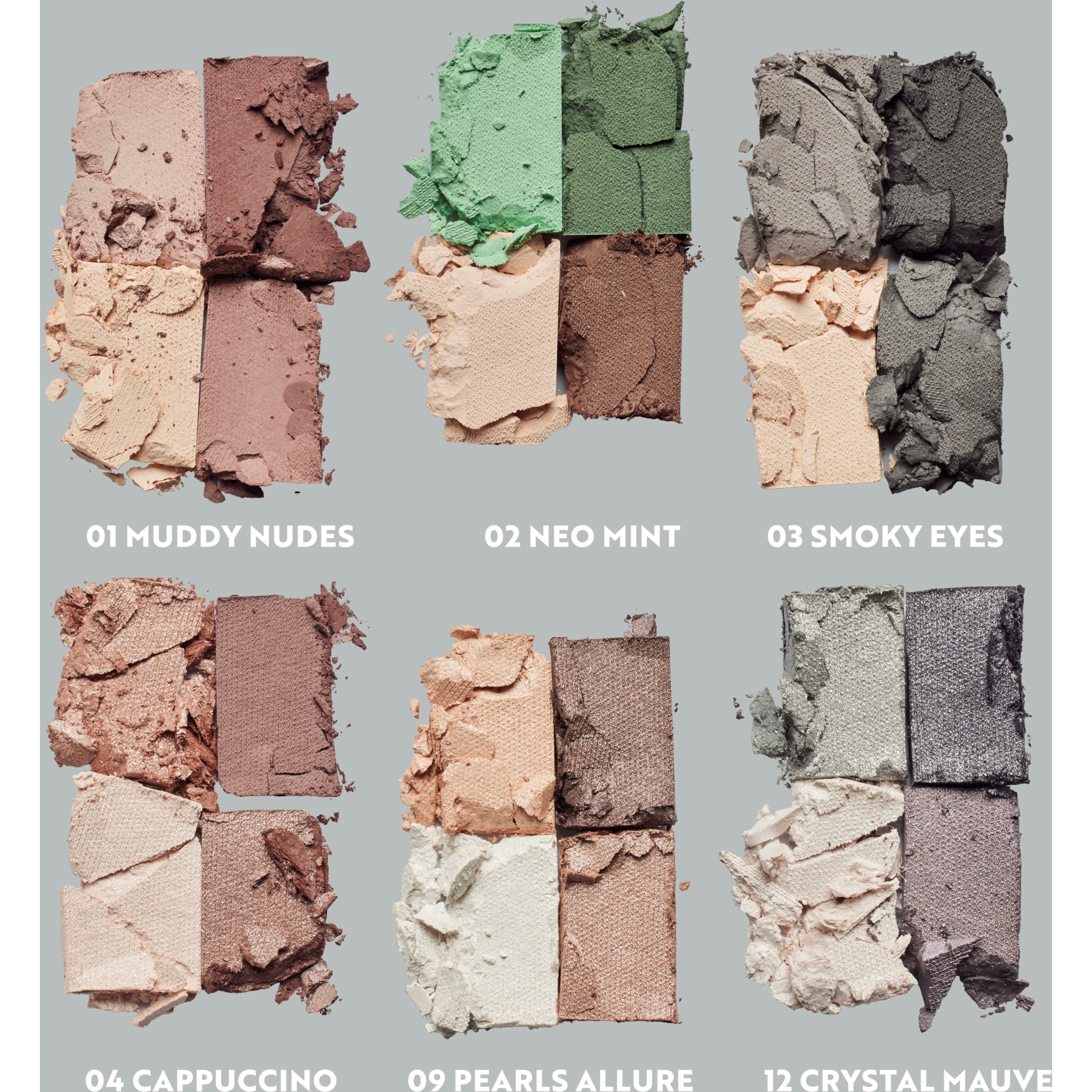 IsaDora The Eyeshadow Quartet 01 Muddy Nudes (zdjęcie 4)