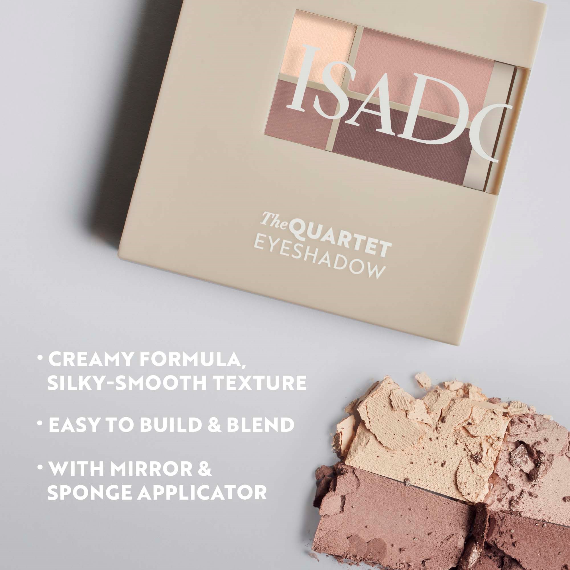 IsaDora The Eyeshadow Quartet 04 Cappuccino (obrázok 4)