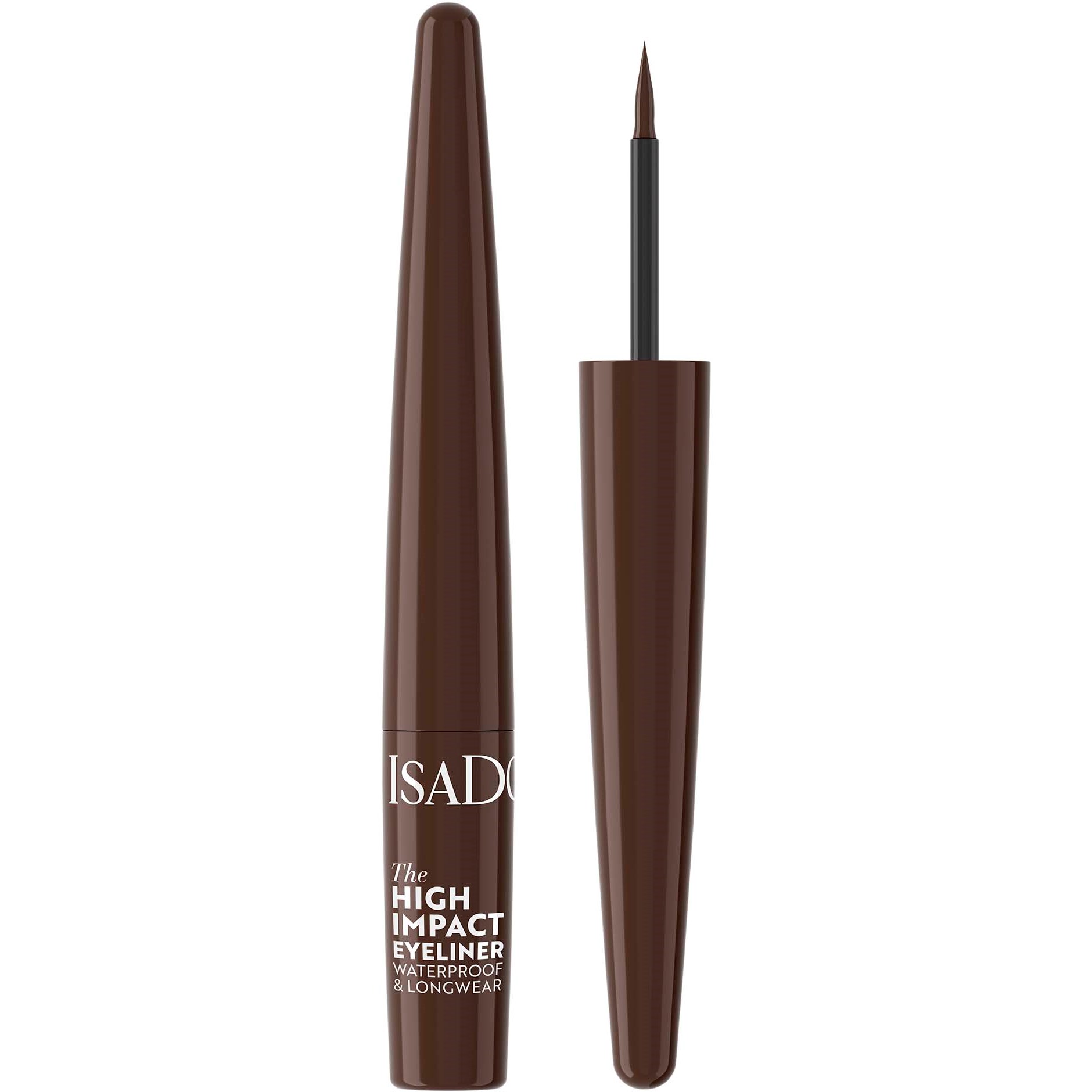 IsaDora The High Impact Eyeliner 02 Grounded Brown billede